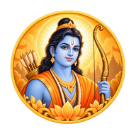 Lord Rama devotional emblem